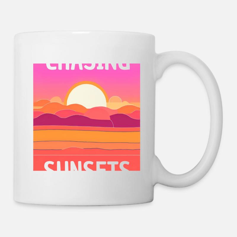 SUNSET DESIGN - Tasse - Weiß
