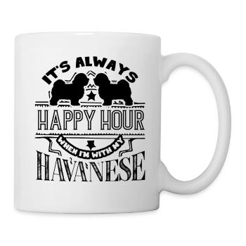 It's Always Happy Hour When I am With Havanese - Mug - white - Right
