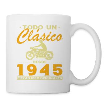 Biker A Classic Born In 1945 - Mug - white - Right