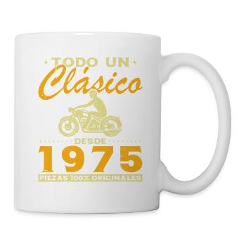Biker A Classic Born In 1975 - Mug - white - Right