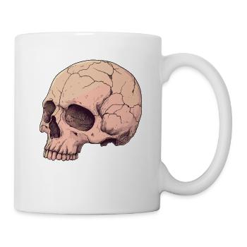 Pink Pink Skull - Mug - white - Right