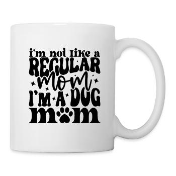 Dog Puppy Mom Dog Mom Paw Paw Print Cute - Mug - white - Right