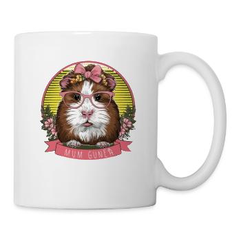 Guinea Pig MOM - Tasse - Weiß - Rechts