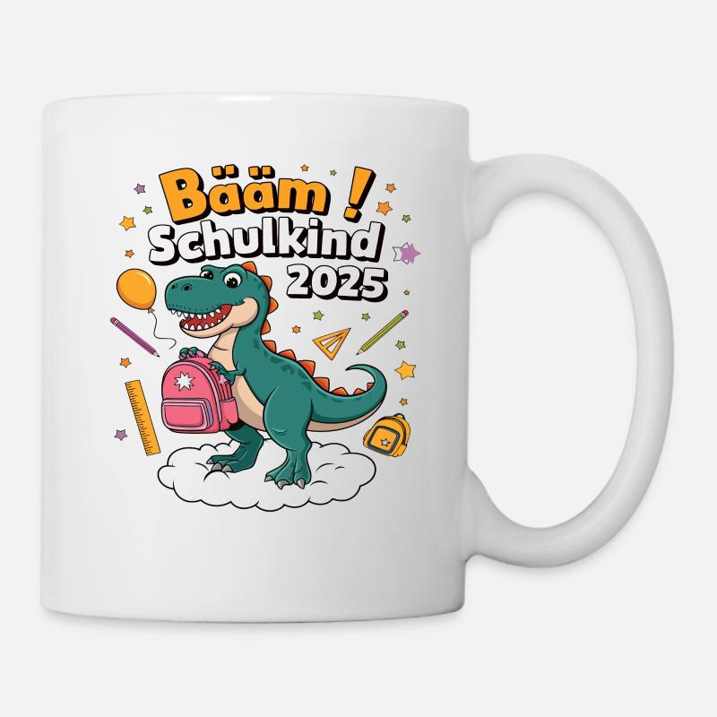 Schulkind 2025 Einschulung Schulanfang - Tasse - Weiß