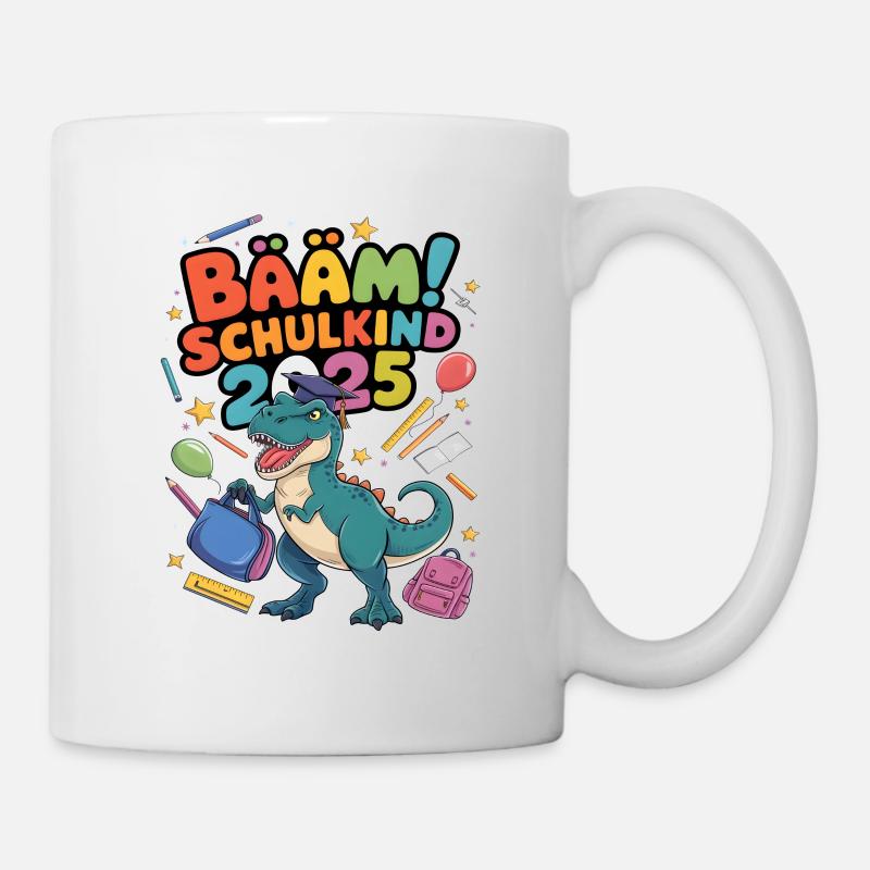 Schulkind 2025 Einschulung Schulanfang - Tasse - Weiß