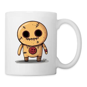 Voodoo-Lebkuchen-Puppe - Tasse - Weiß - Rechts