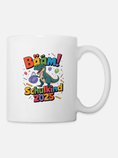 Schulkind 2025 Einschulung Schulanfang - Tasse - Weiß