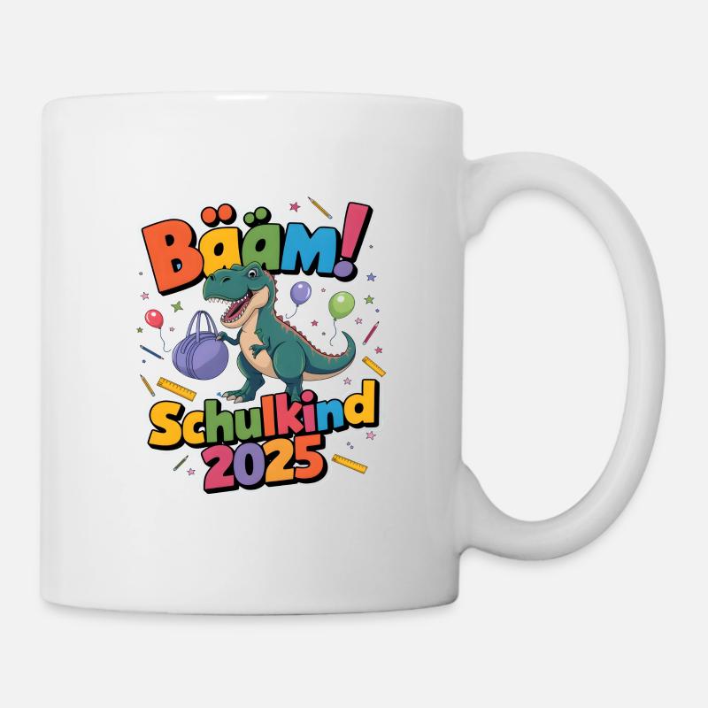 Schulkind 2025 Einschulung Schulanfang - Tasse - Weiß