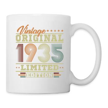 Original 1935 Vintage Rétro Cadeau Anniversaire - Mug blanc - blanc - Droite
