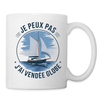 vendee voilier - Mug blanc - blanc - Droite