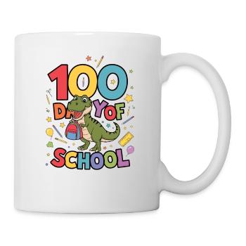 100e jour d’école 100 jour d’école des enfants - Mug blanc - blanc - Droite