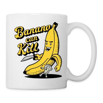 Banana can kill - Mug - white - Right