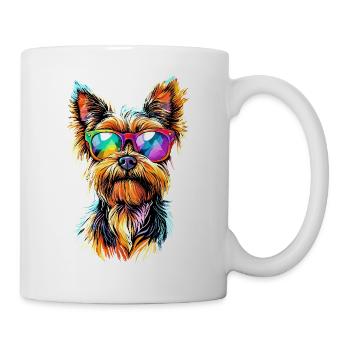 Yorkshire Terrier Dog Lover Cute Yorkie - Mug - white - Right
