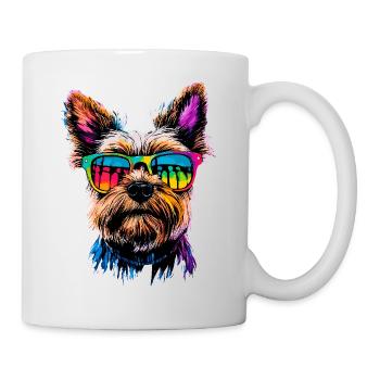 Yorkshire Terrier Dog Lover Cute Yorkie - Mug - white - Right