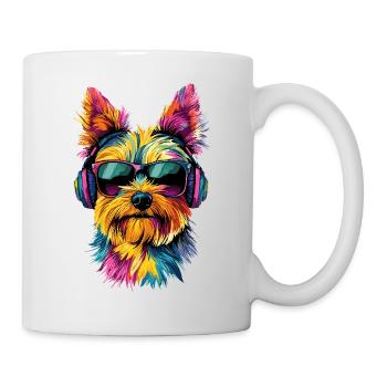 Yorkshire Terrier Dog Lover Cute Yorkie - Mug - white - Right