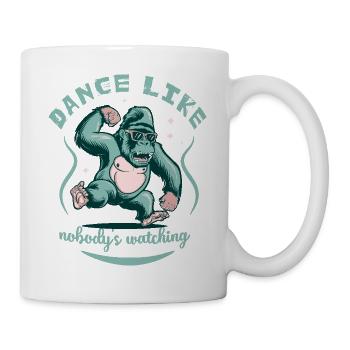 Gorille - Mug blanc - blanc - Droite