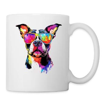 Pitbull Bulldog Pittie American Pitbull Terrier - Mug - white - Right