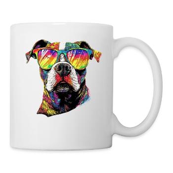 Pitbull Bulldog Pittie American Pitbull Terrier - Mug - white - Right