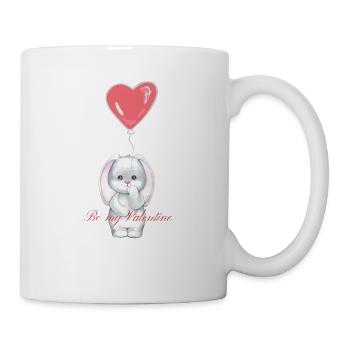 Be My Valentine - Tasse - Weiß - Rechts