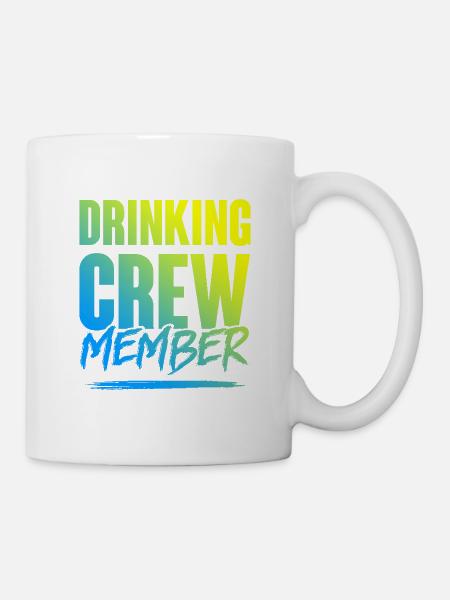 Drinking Crew - Tasse - Weiß