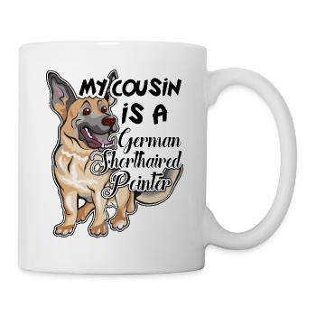 My Cousin Is A German Shorthaired Pointer - Mug - white - Right