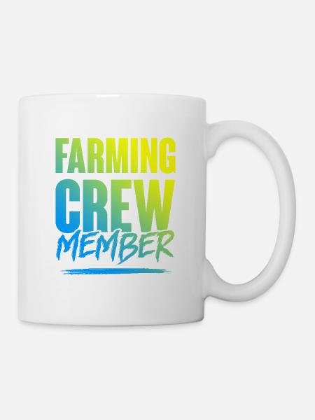 Farming Crew - Tasse - Weiß