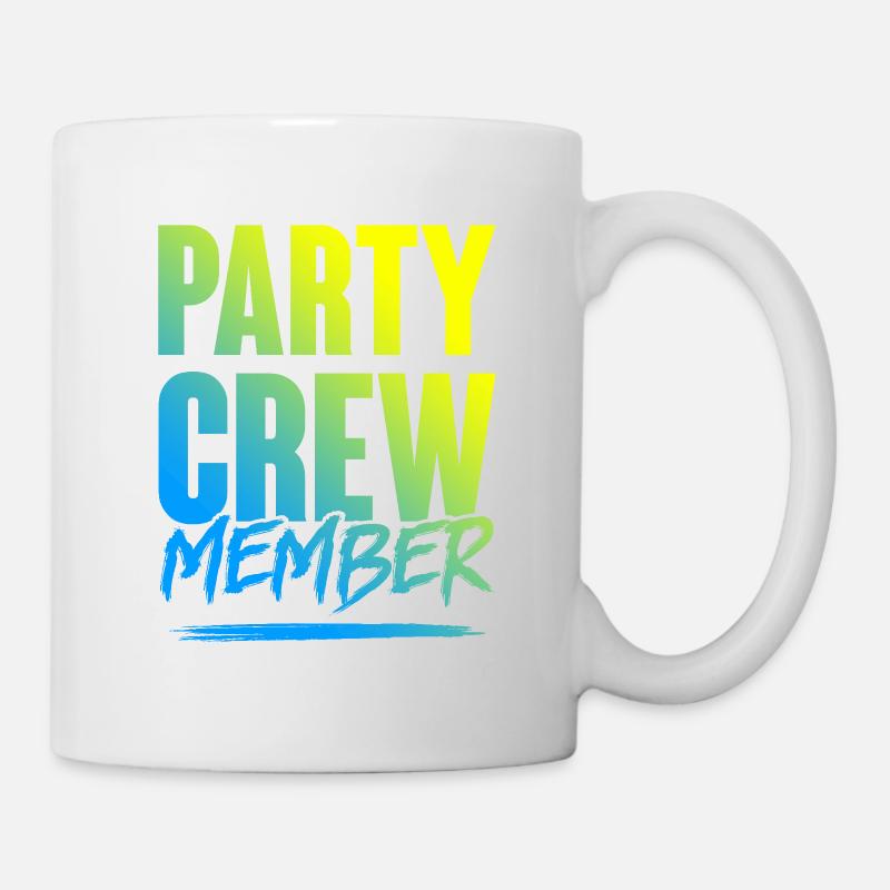 Party Crew - Tasse - Weiß