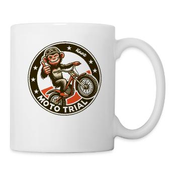 Motocross Monkey Moto Trial - Mug - white - Right