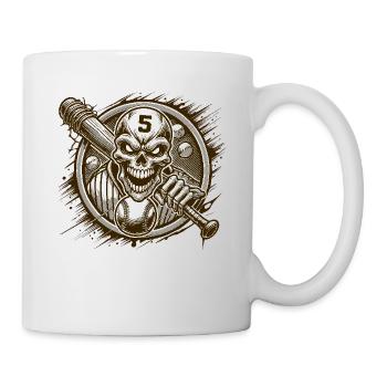 Baseball Skull Skull - Mug - white - Right