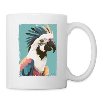 Majestätischer Kakadu - Tasse - Weiß - Rechts