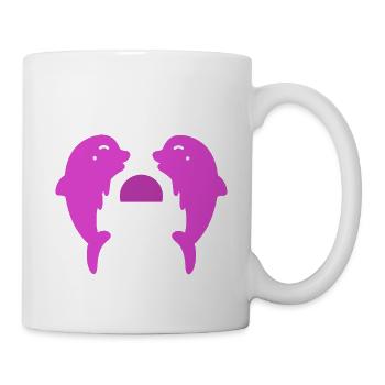 Khanom dauphins roses Thaïlande - Mug blanc - blanc - Droite