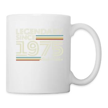 1975 Vintage Retro Geburtstagsgeschenk - Tasse - Weiß - Rechts