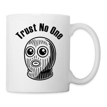 Wide Eyed Criminal - Trust No One Design - Mug - white - Right
