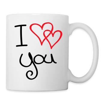 i love you - Mug - white - Right