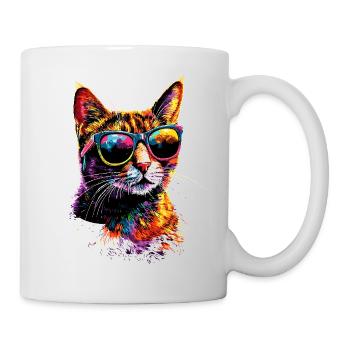 Savannah Katze Cat Mama Süße Serval Leopard Katzen - Tasse - Weiß - Rechts