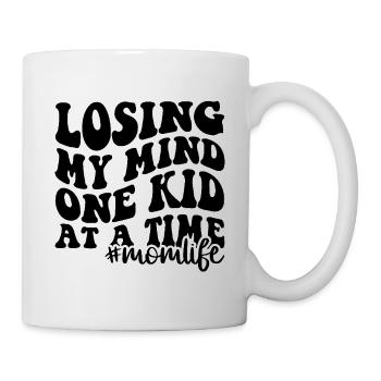 Losing my mind one kid at a time - momlife. - Tasse - Weiß - Rechts