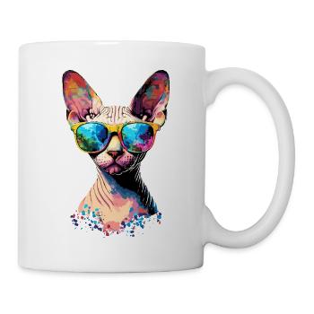 Savannah Katze Cat Mama Süße Serval Leopard Katzen - Tasse - Weiß - Rechts
