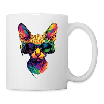Savannah Katze Cat Mama Süße Serval Leopard Katzen - Tasse - Weiß - Rechts
