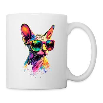 Savannah Katze Cat Mama Süße Serval Leopard Katzen - Tasse - Weiß - Rechts