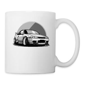 Japanischer Sportwagen - JDM Klassiker der 90er - Tasse - Weiß - Rechts