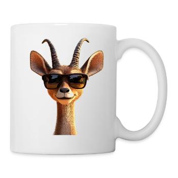 Antilope Kudu Gazelle Afrika Serengeti Antilopen - Tasse - Weiß - Rechts