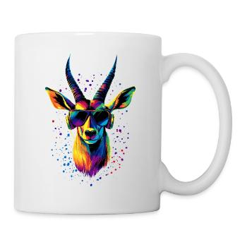 Antilope Kudu Gazelle Afrika Serengeti Antilopen - Tasse - Weiß - Rechts