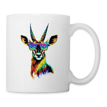 Antilope Kudu Gazelle Afrika Serengeti Antilopen - Tasse - Weiß - Rechts