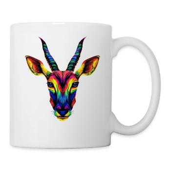 Antilope Kudu Gazelle Afrika Serengeti Antilopen - Tasse - Weiß - Rechts