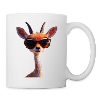 Antilope Kudu Gazelle Afrika Serengeti Antilopen - Tasse - Weiß - Rechts