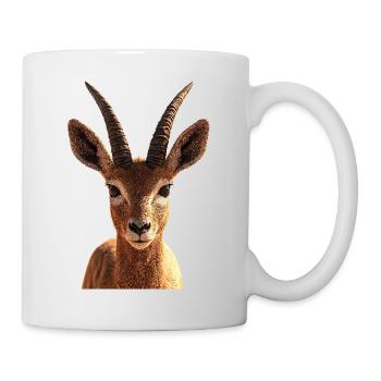 Antilope Kudu Gazelle Afrika Serengeti Antilopen - Tasse - Weiß - Rechts