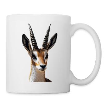 Antilope Kudu Gazelle Afrika Serengeti Antilopen - Tasse - Weiß - Rechts