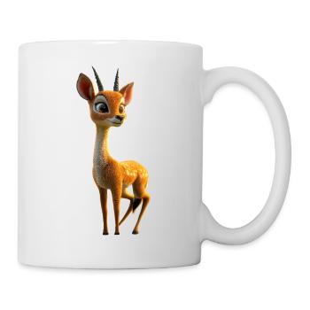 Antilope Kudu Gazelle Afrika Serengeti Antilopen - Tasse - Weiß - Rechts