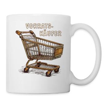 PANIER D’ACHAT STOCK ACHETEUR - Mug blanc - blanc - Droite