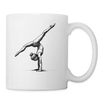 Gymnastique Gymnastique Gymnaste Acrobatie - Mug blanc - blanc - Droite